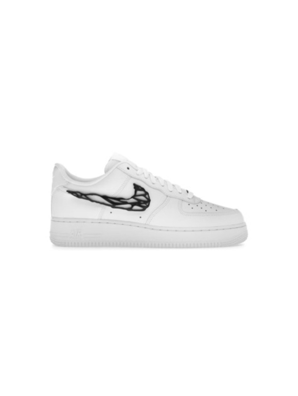 Size 6 W Nike Air Force 1 Low Liquid Metal Swoosh (Women's)